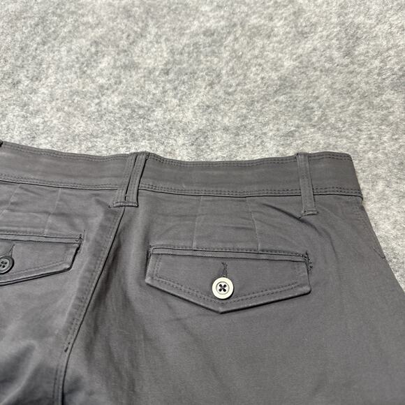 Lee Sinfully Soft Women's Bootcut Chino Pants 10S Short Gray Pants - Picture 8 of 9